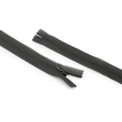 Молния потайная М-25 Тип-3 неразъемная нейлон графит