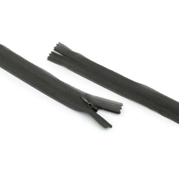 Молния потайная М-25 Тип-3 неразъемная нейлон графит