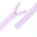 Молния потайная М-24 Тип-3 неразъемная нейлон сиреневая бледная