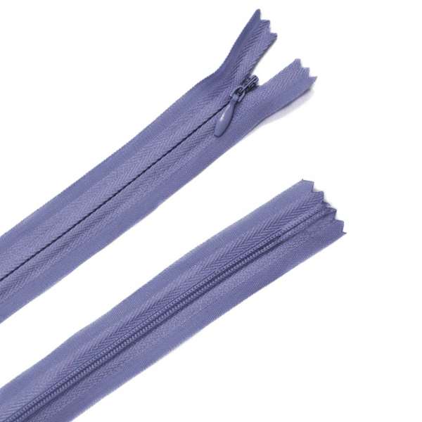 Молния потайная М-24 Тип-3 неразъемная х/б сине-фиолетовая