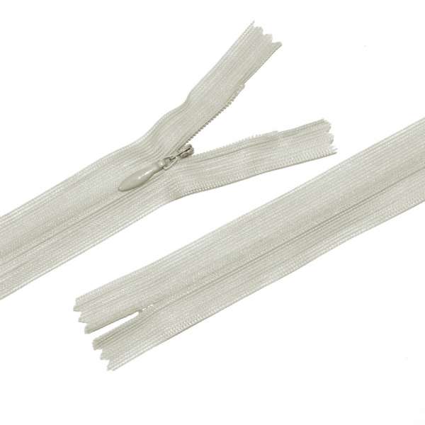 Молния потайная М-24 Тип-3 неразъемная нейлон оливково-серая светлая