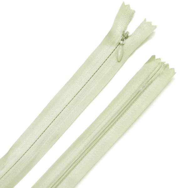 Молния потайная М-24 Тип-3 неразъемная х/б оливковая бледная