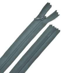 Молния потайная М-24 Тип-3 неразъемная х/б темно-серо-синяя