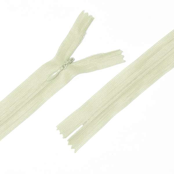 Молния потайная М-24 Тип-3 неразъемная нейлон бледно-салатовая