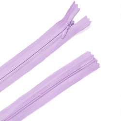 Молния потайная М-24 Тип-3 неразъемная х/б фиолетовая светлая