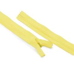 Молния потайная М-24 Тип-3 неразъемная х/б лимонно-желтая