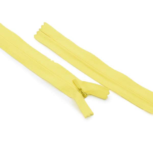 Молния потайная М-24 Тип-3 неразъемная х/б лимонно-желтая