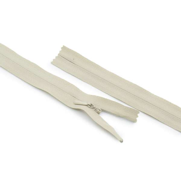 Молния потайная М-23 Тип-3 неразъемная х/б серая светлая