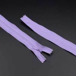 Молния потайная М-30 Тип-3 неразъемная х/б сиреневая