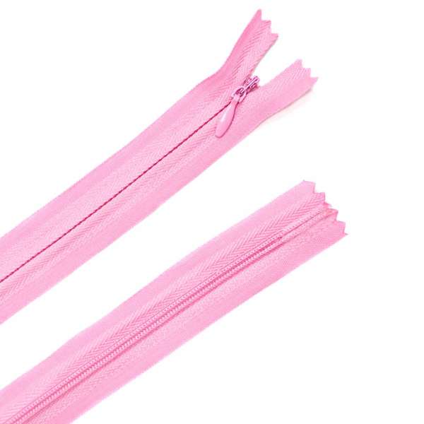 Молния потайная М-50 Тип-3 неразъемная х/б розовая светлая