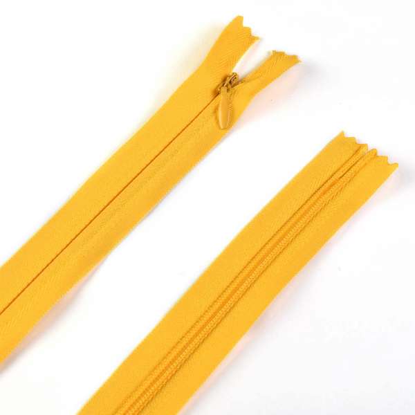 Молния потайная М-50 Тип-3 неразъемная х/б желтая