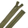 Молния потайная М-50 Тип-3 неразъемная х/б оливковая