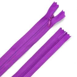 Молния потайная М-50 Тип-3 неразъемная х/б фиолетовая яркая