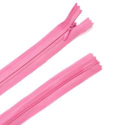 Молния потайная М-50 Тип-3 неразъемная х/б розовая