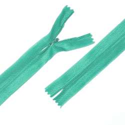 Молния потайная М-60 Тип-3 неразъемная нейлон бирюзовая