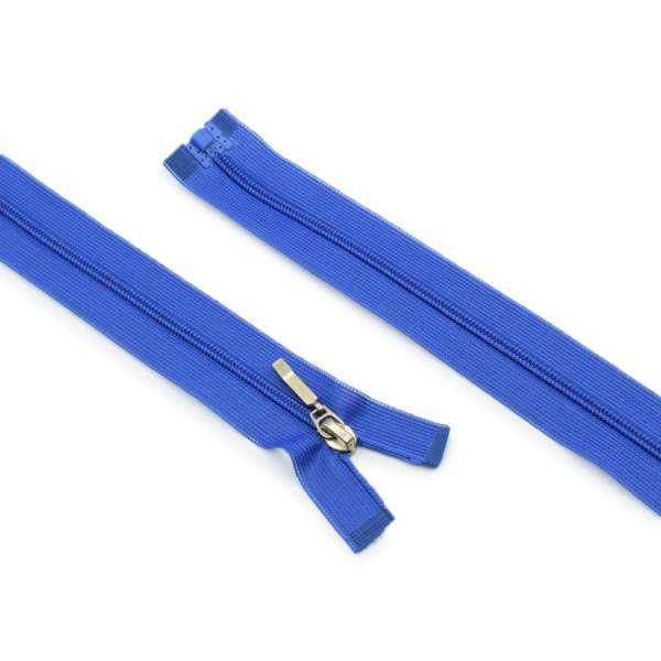 Молния спиральная М-60 разъемная нейлон синяя