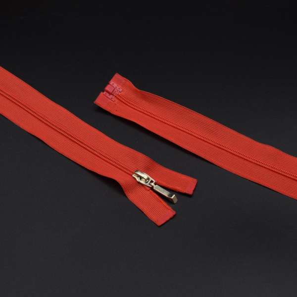 Молния спиральная М-60 разъемная нейлон красная