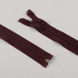 Молния потайная М-80 Тип-7 разъемная х/б бордовая