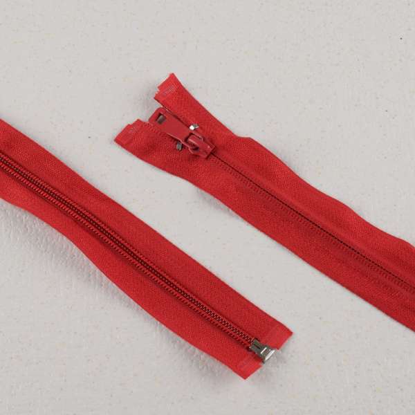 Молния потайная М-80 Тип-7 разъемная х/б красная