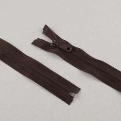 Молния потайная М-80 Тип-7 разъемная х/б коричневая