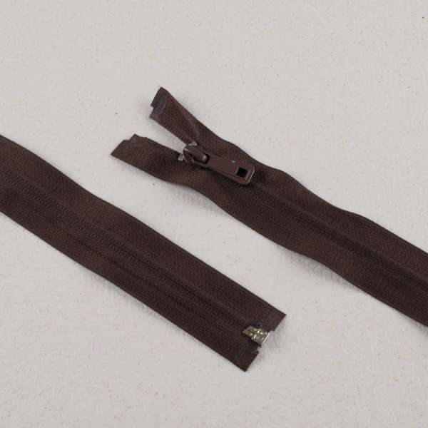 Молния потайная М-80 Тип-7 разъемная х/б коричневая