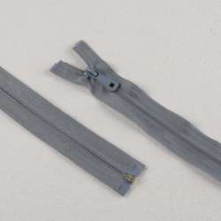 Молния потайная М-80 Тип-7 разъемная х/б серая