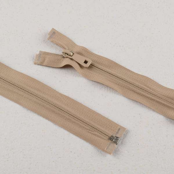 Молния потайная М-80 Тип-7 разъемная х/б бежевая темная