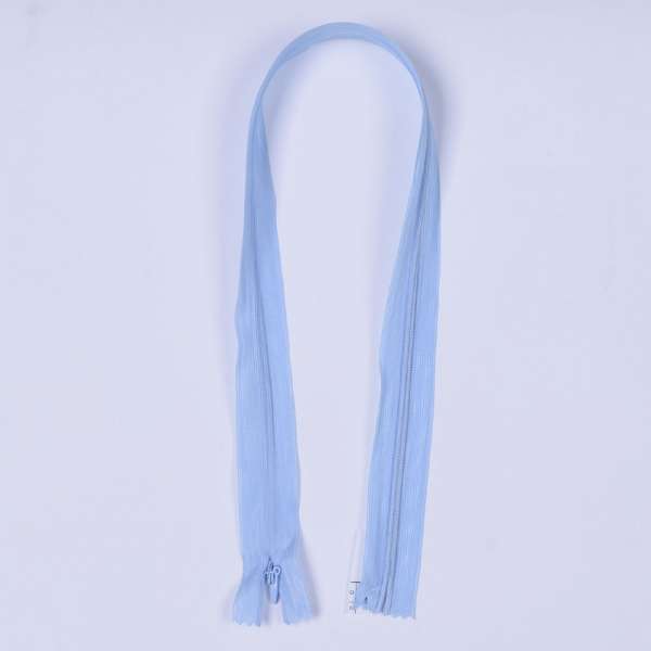 Молния потайная М-50 Тип-3 неразъемная нейлон голубая