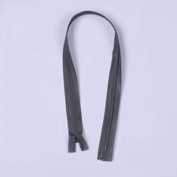 Молния потайная М-50 Тип-3 неразъемная нейлон серая