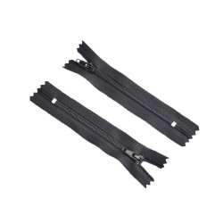 Молния спиральная М-9 Тип-3 неразъемная х/б черная