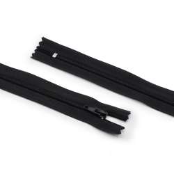 Молния спиральная М-15 неразъемная х/б черная