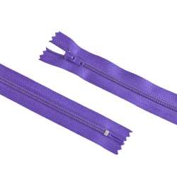 Молния спиральная М-20 Тип-3 неразъемная х/б сиренево-фиолетовая