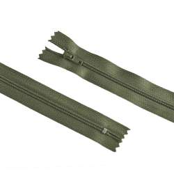 Молния спиральная М-20 Тип-3 неразъемная х/б зеленая болотная темная