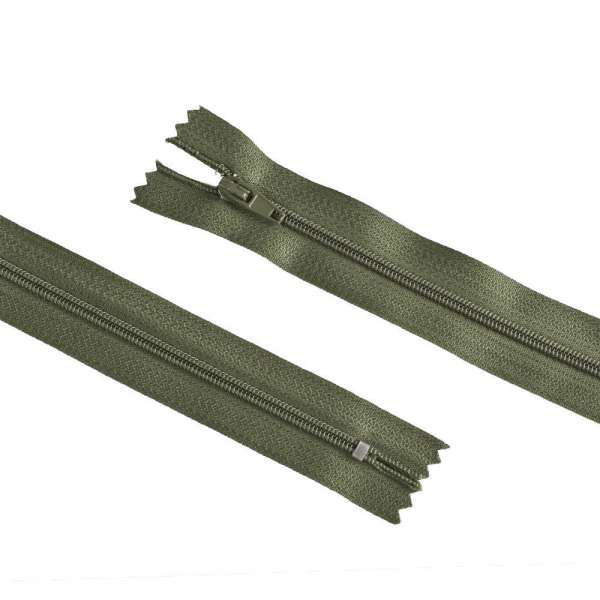 Молния спиральная М-20 Тип-3 неразъемная х/б зеленая болотная темная