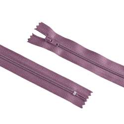 Молния спиральная М-20 Тип-3 неразъемная х/б розово-сиреневая