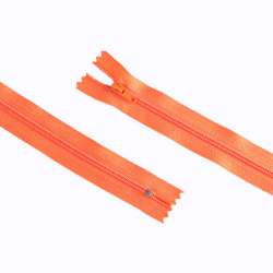 Молния спиральная М-20 Тип-3 неразъемная х/б оранжевая