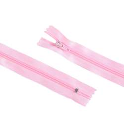 Молния спиральная М-20 Тип-3 неразъемная х/б розовая светлая