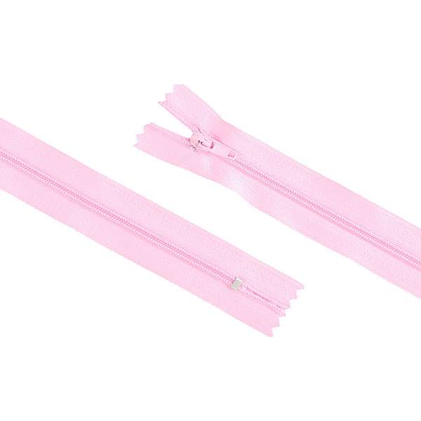 Молния спиральная М-20 Тип-3 неразъемная х/б розовая яркая