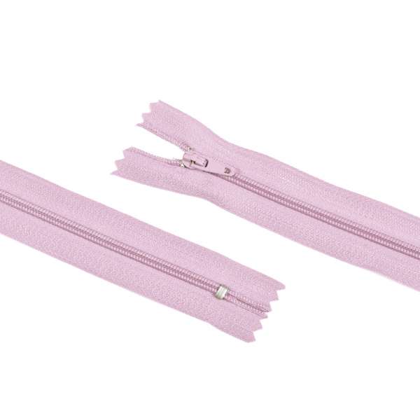 Молния спиральная М-20 Тип-3 неразъемная х/б сиреневая бледная