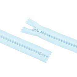 Молния спиральная М-20 Тип-3 неразъемная х/б зелено-бирюзовая светлая