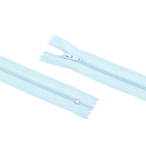 Молния спиральная М-20 Тип-3 неразъемная х/б зелено-бирюзовая светлая