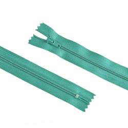 Молния спиральная М-20 Тип-3 неразъемная х/б бирюзовая