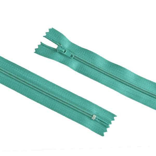 Молния спиральная М-20 Тип-3 неразъемная х/б бирюзовая