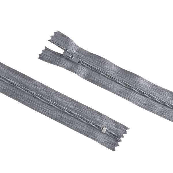 Молния спиральная М-20 Тип-3 неразъемная х/б серая асфальт