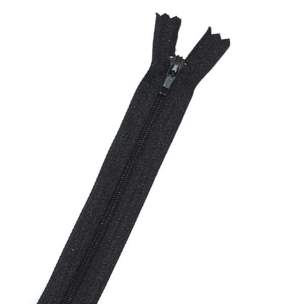 Молния спиральная М-20 Тип-3 неразъемная х/б черная