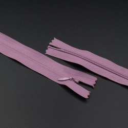 Молния потайная М-20 Тип-3 неразъемная х/б сиреневая