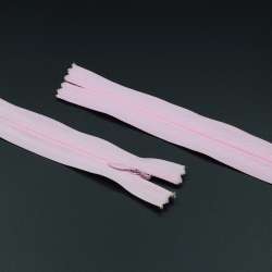 Молния потайная М-20 Тип-3 неразъемная х/б розовая яркая