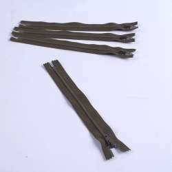 Молния спиральная М-20 Тип-3 неразъемная х/б хаки темный