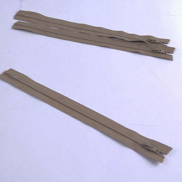 Молния спиральная М-20 Тип-3 неразъемная х/б оливково-бежево-розовая