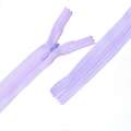 Молния потайная М-25 Тип-3 неразъемная нейлон фиолетовая светлая